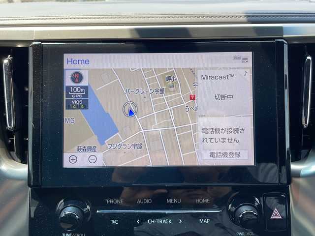 トヨタ アルファード S タイプゴールドⅡ 山口県 2021(令3)年 4.1万km ブラック 禁煙車/純正ディスプレイオーディオ/・フルセグテレビ/・Bluetooth接続/・AM/FMラジオ/・USB入力端子/・Miracast/バックカメラ/両側パワースライドドア/パワーバックドア/後席用モニター/サンルーフ/ハーフレザーシート/ＥＴＣ2.0/スマートキー×２/プッシュスタート/Toyota Safty Sense/・プリクラッシュセーフティ/・レーントレーシングアシスト/・レーダークルーズコントロール/・ロードサインアシスト
