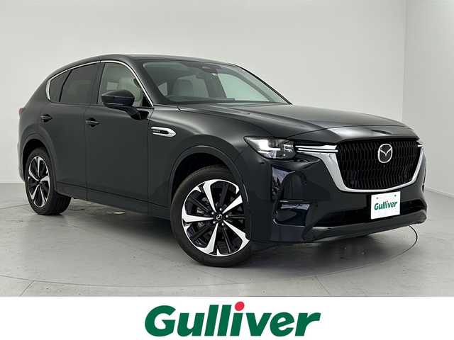 マツダ ＣＸ－６０ XD HV プレミアムモダン 愛知県 2022(令4)年 1万km ジェットブラックマイカ マツダコネクトナビ/(フルセグTV/BT/USB/HDMI/スマートフォン連携)/4WD/パノラマサンルーフ/BOSEサウンド/360°ビューモニター/アイアクティブセンス＝＝＝＝＝＝＝＝＝＝/衝突軽減警報＆防止支援/ブラインドスポットモニター/リアクロストラフィックアラート/スマートブレーキサポート/レーンキープアシスト/前側方接近車両検知(FCTA)/緊急時車線維持支援(ELK)/クルージング＆トラフィックサポート/誤発進抑制制御/ドライバー異常対応システム/ふらつき防止/速度＆標識認識システム/＝＝＝＝＝＝＝＝＝＝＝＝＝＝＝＝＝＝＝/レーダークルーズコントロール/ビルトインETC/クリアランスソナー/過給機(ターボ)/シートヒーター(全席)/シートベンチレーション(D＋N席)/ステアリングヒーター/置くだけ充電/AC1500W充電/パワーバックドア/メモリ付きパワーシート/デュアルオートエアコン/オートマチックハイビーム/オートライト/ダウンヒルアシスト/アイドリングストップ/オートホールド/アイドリングストップ/純正20インチAW