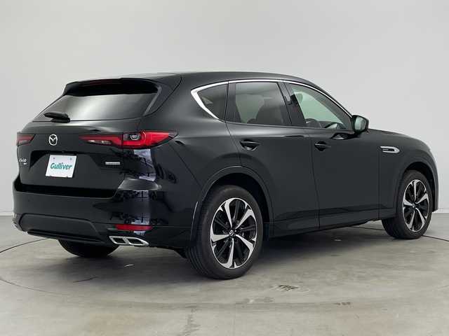 マツダ ＣＸ－６０ XD HV プレミアムモダン 新潟県 2022(令4)年 1万km ジェットブラックマイカ マツダコネクトナビ/　フルセグTV/Bluetooth/USB/HDMI/4WD/パノラマサンルーフ/BOSEサウンド/360°ビューモニター/アイアクティブセンス＝＝＝＝＝＝＝＝＝＝/衝突軽減警報＆防止支援/ブラインドスポットモニター/リアクロストラフィックアラート/スマートブレーキサポート/レーンキープアシスト/前側方接近車両検知(FCTA)/緊急時車線維持支援(ELK)/クルージング＆トラフィックサポート/誤発進抑制制御/ドライバー異常対応システム/ふらつき防止/速度＆標識認識システム/＝＝＝＝＝＝＝＝＝＝＝＝＝＝＝＝＝＝＝/レーダークルーズコントロール/ビルトインETC/クリアランスソナー/全席シートヒーター/前席シートベンチレーション/ステアリングヒーター/置くだけ充電/AC1500W充電/パワーバックドア/メモリ付きパワーシート/デュアルオートエアコン/オートマチックハイビーム/オートライト/ダウンヒルアシスト/ビルトインETC/オートホールド/アイドリングストップ/純正20インチAW/パドルシフト/レザーステアリング/ステアリングスイッチ