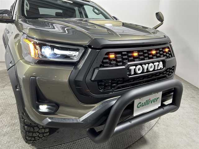 トヨタ ハイラックス X 大阪府 2020(令2)年 3.3万km オキサイドブロンズM リフトＵＰ　ＭＥＴＨＯＤ１７ＡＷ　ＧｉＧＥＡＲボンネットフード／グリルガード／ルーフラック／ボンネットフィン／サイドロックスライダー／ロールバー／オーバーフェンダー　ハードトノカバー　ベッドライナー