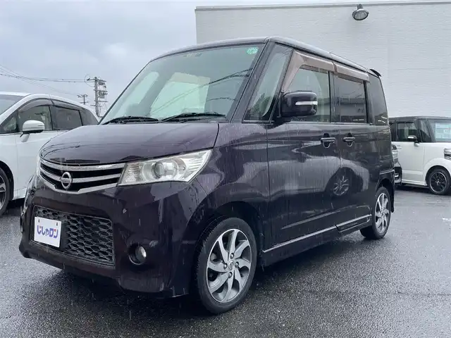 日産 ルークス ハイウェイスター 福岡県 2012(平24)年 7.6万km ミステリアスバイオレットパール (株)IDOMが運営する【じしゃロン八幡西店】の自社ローン専用車両になります。こちらは現金またはオートローンご利用時の価格です。自社ローンご希望の方は別途その旨お申付け下さい/スマートキー/純正メモリナビ /フルセグ/Bluetooth/バックカメラ/片側パワースライドドア