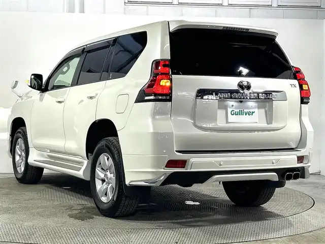 トヨタ ランドクルーザー プラド TX 大阪府 2022(令4)年 1.2万km ホワイトパールクリスタルシャイン サンルーフ モデリスタエアロ 社外ディスプレイオーディオ バックカメラ ETC 衝突軽減 レーダークルコン クリアランスソナー トヨタセーフティセンス ドラレコ ワンオーナー ４WD