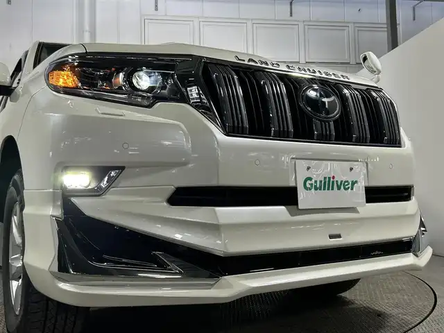 トヨタ ランドクルーザー プラド TX 大阪府 2022(令4)年 1.2万km ホワイトパールクリスタルシャイン サンルーフ モデリスタエアロ 社外ディスプレイオーディオ バックカメラ ETC 衝突軽減 レーダークルコン クリアランスソナー トヨタセーフティセンス ドラレコ ワンオーナー ４WD