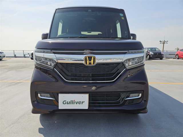 ホンダ Ｎ ＢＯＸ カスタム G L ターボ ホンダセンシング 福岡県 2018(平30)年 4.8万km プレミアムベルベットパープル・パール ワンオーナー/純正ナビ(Bluetooth/CD/DVD)/フルセグTV/両側パワースライドドア/バックカメラ/ビルトインETC/ドライブレコーダー/アダプティブクルーズコントロール/ソナーセンサー/ホンダセンシング/・衝突軽減ブレーキ/・前後誤発進抑制機能/・歩行者事故低減ステアリング/・先行車発進お知らせ機能/・車線維持支援システム/・オートハイビーム/・標識認識機能/ターボ/LEDヘッドランプ/本革巻きステアリング/パドルシフト/ブラック合皮/トリコットコンビシート/チップアップ機能/純正15インチアルミホイール/スマートキーシステム/プッシュエンジンスタート/禁煙車