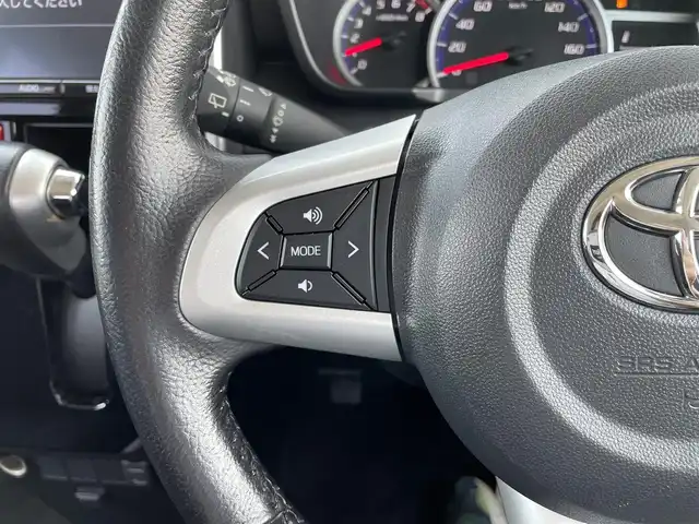 トヨタ ルーミー カスタムG－T 千葉県 2017(平29)年 3.3万km レーザーブルークリスタルシャイン 純正9インチナビ/(フルセグTV CD DVD BT FM AM)/バックカメラ/衝突被害軽減システム/クルーズコントロール/両側パワースライドドア/横滑り防止装置/ETC/アイドリングストップ/LEDヘッドライト/フォグランプ/オートライト/ウィンカーミラー/電動格納ミラー/純正15インチAW/シートリフター/プッシュスタート/スマートキー/フロアマット/ドアバイザー