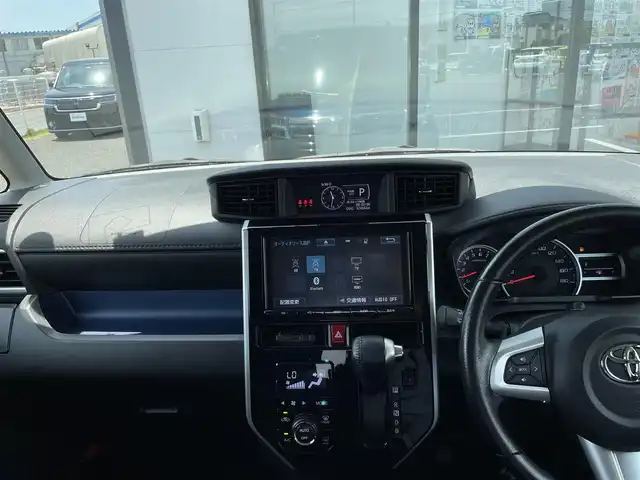 トヨタ ルーミー カスタムG－T 千葉県 2017(平29)年 3.3万km レーザーブルークリスタルシャイン 純正9インチナビ/(フルセグTV CD DVD BT FM AM)/バックカメラ/衝突被害軽減システム/クルーズコントロール/両側パワースライドドア/横滑り防止装置/ETC/アイドリングストップ/LEDヘッドライト/フォグランプ/オートライト/ウィンカーミラー/電動格納ミラー/純正15インチAW/シートリフター/プッシュスタート/スマートキー/フロアマット/ドアバイザー