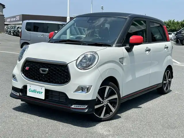 ダイハツ キャスト スポーツ SAⅢ 奈良県 2019(令1)年 1.6万km パールホワイトⅢ フルタイム４WD/ターボ/純正8インチナビ(フルセグTV/CD/DVD/AM・FM/BT/USB/HDMI)/アラウンドビューモニター/ETC/前方ドラレコ/シートヒーター(D/N席)/パドルシフト/本革巻きステアリング/デザインフィルムトップ/LEDヘッドライト/純正16インチアルミホイール/純正フロアマット