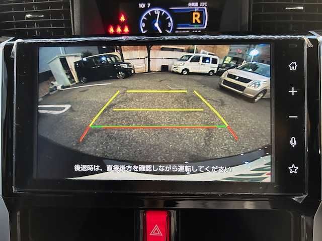 トヨタ ルーミー カスタムG－T 東京都 2022(令4)年 4.1万km ブラックマイカメタリック ワンオーナー/両側電動スライドドア/追従クルーズコントロール/前後ドラレコ　/純正9インチディスプレイオーディオ(フルセグTV・Bluetooth)/バックカメラ/レーンキープアシスト/コーナーセンサー/LEDヘッドライト　/電子パーキング/衝突軽減ブレーキ/スペアキー/ブレーキホールド/取扱説明書/保証書