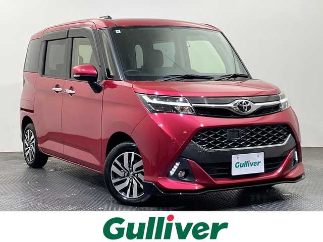 トヨタ タンク カスタムG 愛媛県 2017(平29)年 6万km マゼンタベリーマイカM 純正ナビ/フルセグ／Ｂｌｕｅｔｏｏｔｈ／ＵＳＢ/バックカメラ/衝突軽減ブレーキ/レーダークルーズコントロール/ＥＴＣ/両側パワースライドドア/純正１４インチアルミホイール