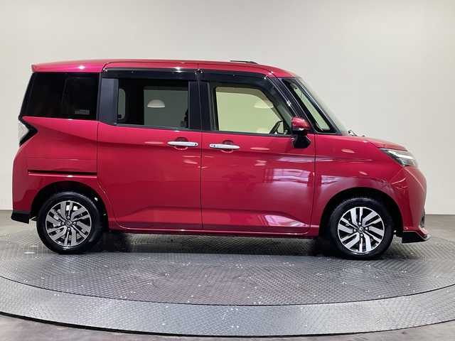 トヨタ タンク カスタムG 愛媛県 2017(平29)年 6万km マゼンタベリーマイカM 純正ナビ/フルセグ／Ｂｌｕｅｔｏｏｔｈ／ＵＳＢ/バックカメラ/衝突軽減ブレーキ/レーダークルーズコントロール/ＥＴＣ/両側パワースライドドア/純正１４インチアルミホイール