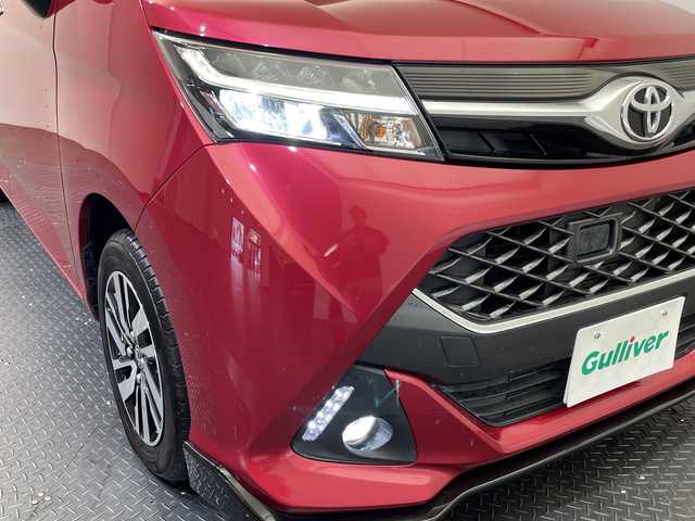 トヨタ タンク カスタムG 愛媛県 2017(平29)年 6万km マゼンタベリーマイカM 純正ナビ/フルセグ／Ｂｌｕｅｔｏｏｔｈ／ＵＳＢ/バックカメラ/衝突軽減ブレーキ/レーダークルーズコントロール/ＥＴＣ/両側パワースライドドア/純正１４インチアルミホイール