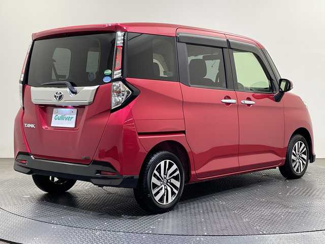 トヨタ タンク カスタムG 愛媛県 2017(平29)年 6万km マゼンタベリーマイカM 純正ナビ/フルセグ／Ｂｌｕｅｔｏｏｔｈ／ＵＳＢ/バックカメラ/衝突軽減ブレーキ/レーダークルーズコントロール/ＥＴＣ/両側パワースライドドア/純正１４インチアルミホイール