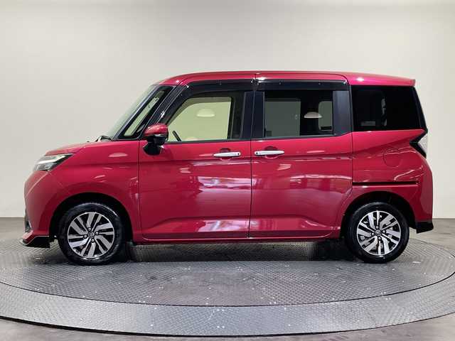 トヨタ タンク カスタムG 愛媛県 2017(平29)年 6万km マゼンタベリーマイカM 純正ナビ/フルセグ／Ｂｌｕｅｔｏｏｔｈ／ＵＳＢ/バックカメラ/衝突軽減ブレーキ/レーダークルーズコントロール/ＥＴＣ/両側パワースライドドア/純正１４インチアルミホイール
