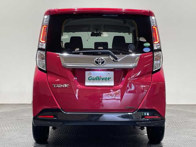 トヨタ タンク カスタムG 愛媛県 2017(平29)年 6万km マゼンタベリーマイカM 純正ナビ/フルセグ／Ｂｌｕｅｔｏｏｔｈ／ＵＳＢ/バックカメラ/衝突軽減ブレーキ/レーダークルーズコントロール/ＥＴＣ/両側パワースライドドア/純正１４インチアルミホイール