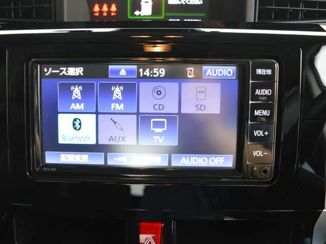 トヨタ ルーミー カスタムG－T 栃木県 2023(令5)年 2.3万km ブラックマイカメタリック/パールホワイト2トーン ワンオーナー/ディーラー点検記録簿/[R7]/スマートアシスト/[衝突警報・衝突回避支援ブレーキ機能・ブレーキ制御付き誤発進抑制機能・先行車発進告知機能・標識認識機能・車線逸脱警報・路側逸脱警報機能・ふらつき警報]/プリクラッシュセーフティ/アダプティブクルーズコントロール/コーナーセンサー/マルチインフォメーションディスプレイ/純正SDナビゲーションシステム/[フルセグ/AM/FM/CD/DVD/BT]/オートライト/LEDヘッドライト/フォグランプ/プッシュスタート/アイドリングストップ/ドライブレコーダー[前後]/電動パーキング/電動格納ミラー/ETC/ステアリングスイッチ/ドアバイザー/純正マット/スマートスペアキー×1/取扱説明書/保証書