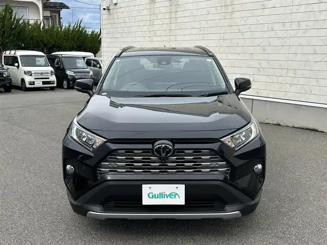 トヨタ ＲＡＶ４ G 山形県 2021(令3)年 5.3万km アティチュードブラックマイカ ４WD/黒革シート/純正ナビ/FM/AM/フルセグTV/Bluetooth/パーキングブレーキ/レーダークルーズコントロール/車線逸脱装置/横滑り防止装置/電動リアゲート/ドライブレコーダー/シートヒーター/ハンドルヒーター/LEDライト/フォグランプ/AUTOライト/純正マット/パワーシート/ETC