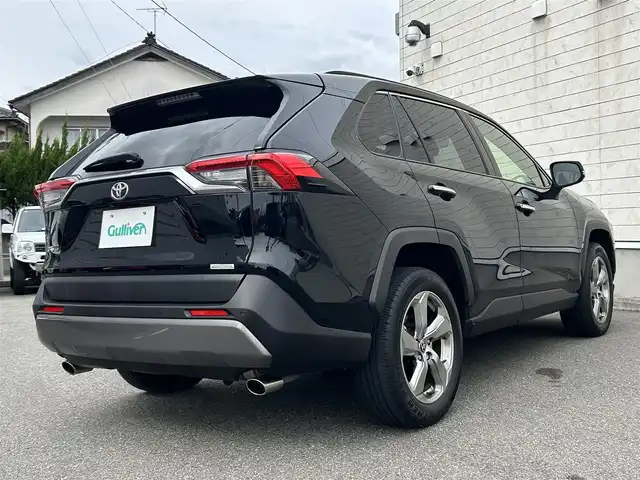 トヨタ ＲＡＶ４ G 山形県 2021(令3)年 5.3万km アティチュードブラックマイカ ４WD/黒革シート/純正ナビ/FM/AM/フルセグTV/Bluetooth/パーキングブレーキ/レーダークルーズコントロール/車線逸脱装置/横滑り防止装置/電動リアゲート/ドライブレコーダー/シートヒーター/ハンドルヒーター/LEDライト/フォグランプ/AUTOライト/純正マット/パワーシート/ETC