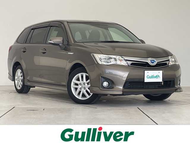 トヨタ カローラ フィールダー ハイブリッドG エアロツアラー 愛知県 2014(平26)年 3.8万km ブロンズマイカメタリック 純正ナビ/バックカメラ/純正アルミホイール/LEDヘッドライト/ETC/衝突軽減システム/フルセグ/CD DVD/Bluetooth/ステアリングスイッチ/スマートキー/プッシュスタート