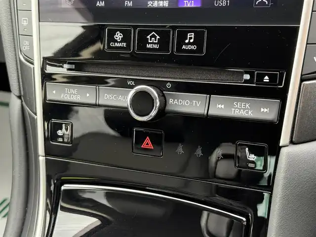 日産 スカイライン ハイブリッド GT タイプSP 青森県 2021(令3)年 9.8万km ダークメタルグレー 4WD/純正メモリナビ・フルセグTV/CD・DVD・Bluetooth・USB・AUX/アラウンドビューモニター/黒レザーシート/前席パワーシート・ヒーター/プロパイロット2.0/エマージェンシーブレーキ/追従クルーズコントロール/ハイビームアシスト/レーンキープアシスト/フロント・バックソナー/ヘッドアップディスプレイ/サイド・カーテンエアバッグ/パドルシフト/純正ビルトインETC2.0/純正エンジンスターター/純正ドライブレコーダー/LEDヘッドライト/LEDフォグランプ/純正19インチアルミ