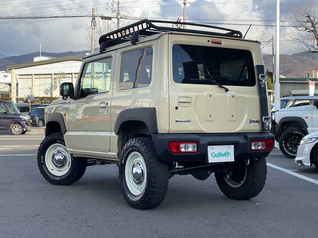 スズキ ジムニー XC 長野県 2020(令2)年 4.2万km シフォンアイボリーM 禁煙車/４ＷＤ/７インチ純正ディスプレイオーディオ/【PVH-9300DVSZS】/Bluetooth Audio/ルーフキャリア/リヤマルチステップ/オーバーフェンダー/ビルトインＥＴＣ/クルーズコントロール/前席シートヒーター/ドライブレコーダー(前方)/セーフティーサポート/・デュアルセンサーブレーキサポート/・誤発進抑制機能/・車線逸脱警報機能/・ふらつき警報機能/・先行車発進お知らせ機能/・標識認識機能/・ハイビームアシスト/革巻きステアリング/ステアリングスイッチ/ＬＥＤヘッドライト/フォグランプ/オートライト/オートマチックハイビーム/スマートキー/プッシュスタート/電動格納ミラー/社外16インチＡＷ/フロアマット/ヘッドライトウォッシャー/ダウンヒルアシストコントロール