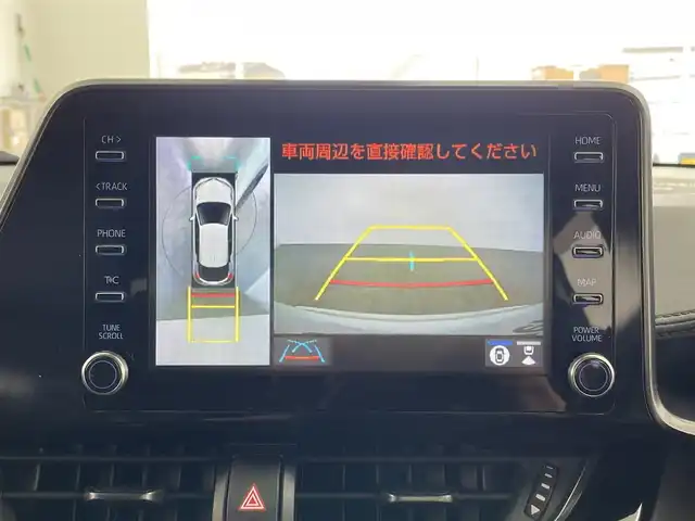 トヨタ Ｃ－ＨＲ S GRスポーツ 大分県 2019(令1)年 5.7万km ブラック/ホワイトパールクリスタルシャイン 2トーン ワンオーナー/トヨタセーフティセンス/純正SDナビ/AM/FM/USB/Bluetooth)/全方位カメラ/ハーフレザーシート/シートヒーター/ETC/レーダークルーズコントロール/ステアリングスイッチ/革巻きステアリング/電動パーキングブレーキ/LEDヘッドライト/オートハイビーム/オートライト/純正アルミホイール19インチ