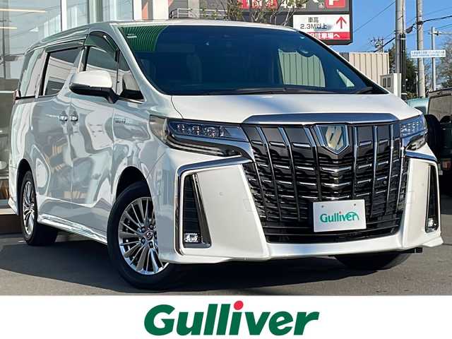 トヨタ アルファードハイブリット S タイプゴールド 道央・札幌 2020(令2)年 4.5万km ホワイトパールクリスタルシャイン ・４WD/・衝突軽減ブレーキ/・サンルーフ/・両側パワースライドドア/・パワーバックドア/・ハーフレザーシート/・純正ナビ/　CD＆DVD＆BT＆TV/・全方位カメラ/・バックカメラ/・フリップダウンモニター/・パーキングアシスト/・コーナーセンサー/・レーンキープアシスト/・レーダークルーズコントール/・オートエアコン/・オートライト/・オートリトラミラー/・JBLプレミアムサウンド/・プッシュスタート/・スマートキー/・ビルトインETC/・MT付きAT/・ブラインドスポットモニター/・オートハイビーム/・純正フロアマット/・ウィンカーミラー/・ドアバイザー/・フォグライト
