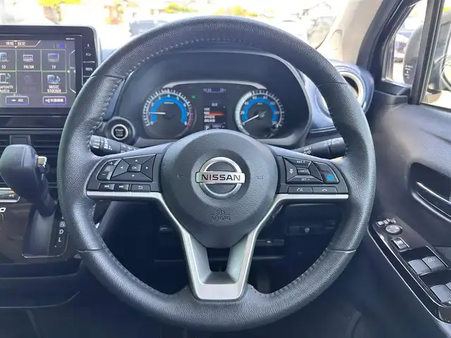 日産 デイズ HWS G ターボ プロパイロットED 宮城県 2020(令2)年 6万km ブラック インテリジェントエマージェンシーブレーキ/車線逸脱警報/踏み間違い衝突防止アシスト/車線逸脱防止支援システム/コーナーセンサー/プロパイロット/純正9インチナビ（MM319D-L）/・CD/DVD/・Bluetooth/・フルセグTV/ETC/ドライブレコーダー/革巻きステアリング/ステアリングスイッチ/電動パーキングブレーキ/ブレーキホールド/LEDヘッドランプ/ハイビームアシスト/フォグランプ/オートライト/スマートキー/プッシュスタート/電動格納ミラー/純正15インチAW/フロアマット/ドアバイザー/W/サイド/カーテンエアバッグ