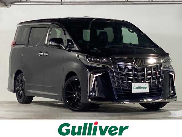 トヨタ アルファード S タイプゴールド 広島県 2020(令2)年 2.5万km スパークリングブラックパールクリスタルシャイン モデリスタエアロ/サンルーフ/プリクラッシュセーフティ/純正10.5インチメーカーオプションナビ/JBLプレミアムサウンド/パノラミックビューモニター/革巻きステアリング/ステアリングリモコン/駐車アシスト機能/デジタルインナーミラー/TRD19インチAW/レーントレーシングアラート/ブラインドスポットモニター/パワーバックドア/オットマン/レーダークルーズコントロール/両側パワースライドドア/ビルトインETC2.0/バニティランプ/LEDライト/フォグライト /オートライト