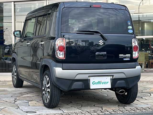 スズキ ハスラー Jスタイル Ⅱ 静岡県 2017(平29)年 5.3万km ブルーイッシュブラックパール3 社外ナビ(KENWOOD)/・フルセグTV/・FM/AM/・CD/DVD/・Bluetooth/・SD/・USB/主要装備/・バックカメラ/・ハーフレザーシート/・運転席＋助手席シートヒーター/・デュアルカメラブレーキサポート/・ＨＩＤヘッドライト/・オートライト/・アイドリングストップ/・プッシュスタート/・レーンキープアシスト/・横滑り防止装置