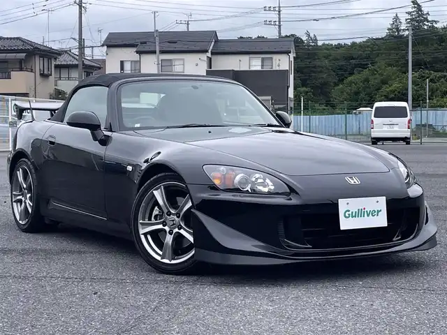 ホンダ Ｓ２０００ タイプS 千葉県 2009(平21)年 2.2万km 黒 純正エアロ/純正17インチAW/黒幌/HIDヘッドライト/カロッツェリアメモリナビ/ワンセグTV/ETC/保証書/取扱説明書/スペアキー