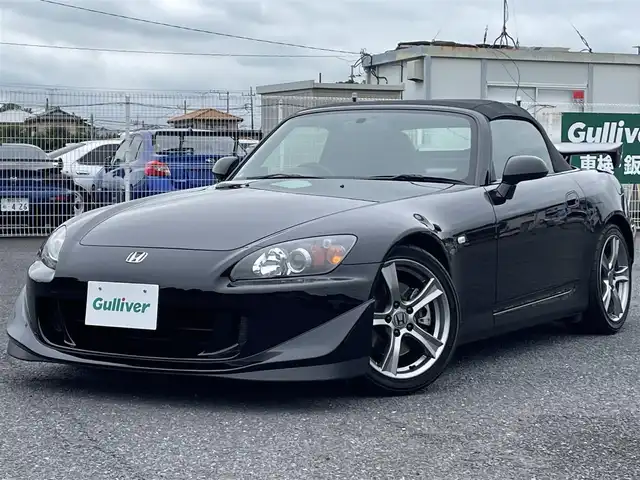 ホンダ Ｓ２０００ タイプS 千葉県 2009(平21)年 2.2万km 黒 純正エアロ/純正17インチAW/黒幌/HIDヘッドライト/カロッツェリアメモリナビ/ワンセグTV/ETC/保証書/取扱説明書/スペアキー