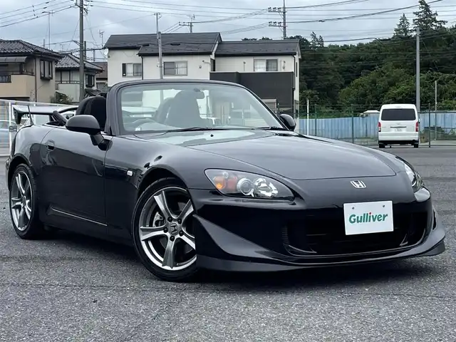 ホンダ Ｓ２０００ タイプS 千葉県 2009(平21)年 2.2万km 黒 純正エアロ/純正17インチAW/黒幌/HIDヘッドライト/カロッツェリアメモリナビ/ワンセグTV/ETC/保証書/取扱説明書/スペアキー