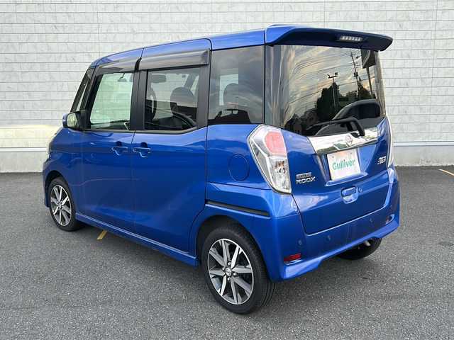 日産 デイズ ルークス HWS X Vセレクション 茨城県 2019(令1)年 1.5万km オーシャンブルーP エマージェンシーブレーキ/純正SDナビ/　　BT/CD/DVD/フルセグ/アラウンドビューモニター/両側パワースライドドア/HIDオートライト/ハーフレザーシート/純正15インチアルミホイール/アイドリングストップ/スマートキー/ETC