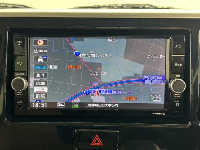 日産 デイズ ルークス HWS X Vセレクション 三重県 2019(令1)年 1.5万km オーシャンブルーP /禁煙車//エマージェンシーブレーキ//純正SDナビ//BT/CD/DVD/フルセグ//アラウンドビューモニター//両側パワースライドドア//HIDオートライト//ハーフレザーシート//純正15インチアルミホイール//アイドリングストップ//スマートキー//ETC