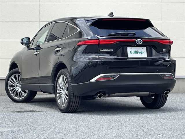 トヨタ ハリアー ハイブリッド Z レザーパッケージ 茨城県 2024(令6)年 1.2万km プレシャスブラックパール ワンオーナー/純正12インチナビ/フルセグTV/パノラミックビューモニター/デジタルインナーミラー/ドラレコ前後/JBLサウンド/ステアリングヒーター/電動リアゲート/エアーシート/シートヒーター/D＋N席パワーシート/純正LEDヘッドライト/ETC2.0/BSM