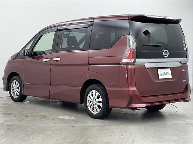 日産 セレナ ハイウェイスター 道央・札幌 2016(平28)年 7.7万km マルーンレッド ・４WD/・純正９インチナビ（CD/DVD/BT）/・全方位カメラ/・純正フリップダウンモニター/・デジタルインナーミラー/・プロパイロット/・エマージェンシーブレーキ/・前席シートヒーター /・両側パワースライドドア/・横滑り防止/・コーナーセンサー/・パーキングアシスト/・ビルトインETC/・純正ドライブレコーダー/・アイドリングストップ/・スマートキー/・プッシュスタート/・純正フロアマット