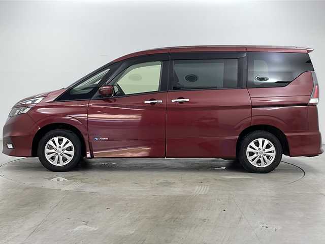 日産 セレナ ハイウェイスター 道央・札幌 2016(平28)年 7.7万km マルーンレッド ・４WD/・純正９インチナビ（CD/DVD/BT）/・全方位カメラ/・純正フリップダウンモニター/・デジタルインナーミラー/・プロパイロット/・エマージェンシーブレーキ/・前席シートヒーター /・両側パワースライドドア/・横滑り防止/・コーナーセンサー/・パーキングアシスト/・ビルトインETC/・純正ドライブレコーダー/・アイドリングストップ/・スマートキー/・プッシュスタート/・純正フロアマット