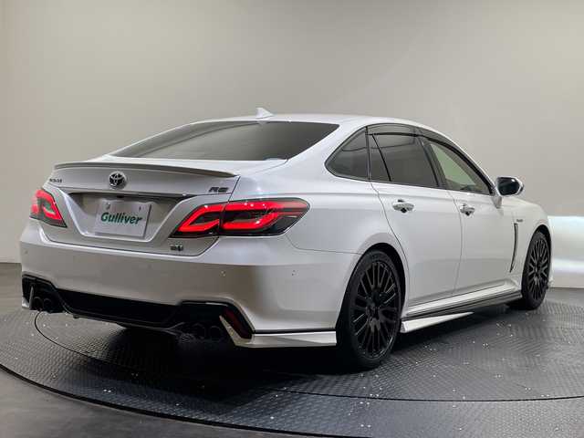 トヨタ クラウン ハイブリッド RS アドバンス 愛媛県 2019(令1)年 7.3万km ホワイトパールクリスタルシャイン 純正ナビ/フルセグ／Ｂｌｕｅｔｏｏｔｈ／ＣＤ／ＤＶＤ／ＵＳＢ/全方位カメラ/衝突軽減ブレーキ/レーダークルーズコントロール/ＥＴＣ２．０/前方ドライブレコーダー/ＤＮ席パワーシート/DN席シートヒーター/ベンチレーション/レザーシート/前後コーナーセンサー/レーンキープアシスト/TRDエアロ/TRDアルミホイール/オートマチックハイビーム/LEDヘッドライト