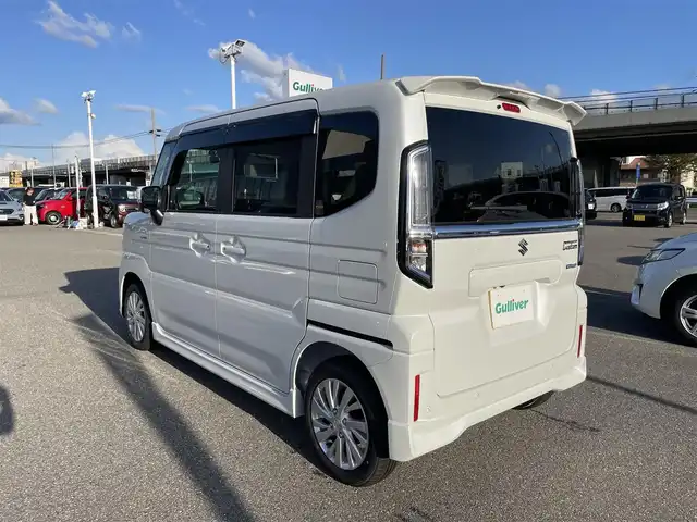 スズキ スペーシア カスタム HYBRID GS 石川県 2025(令7)年 0.1千km パール 4WD/純正9型ナビ/フルセグTV/全方位カメラ/LEDヘッドライト/ビルトインETC/純正アルミホイール/ドライブレコーダー/パワースライドドア/スズキセーフティ/レーダークルーズ/スマートキー/プッシュスタート/シートヒーター/保証書