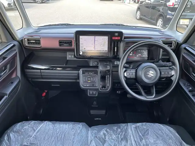 スズキ スペーシア カスタム HYBRID GS 石川県 2025(令7)年 0.1千km パール 4WD/純正9型ナビ/フルセグTV/全方位カメラ/LEDヘッドライト/ビルトインETC/純正アルミホイール/ドライブレコーダー/パワースライドドア/スズキセーフティ/レーダークルーズ/スマートキー/プッシュスタート/シートヒーター/保証書