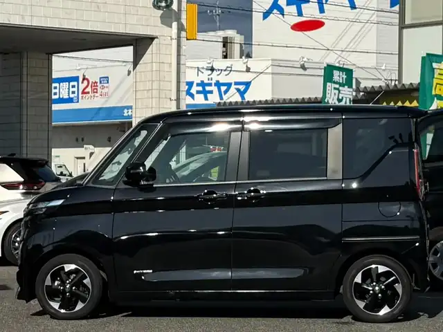 日産 ルークス ハイウェイスター X 愛知県 2021(令3)年 3.9万km ブラック /ワンオーナー車//R4/R5/R6/R7 D記録簿//純正メモリナビ//AM/FM/CD/DVD/フルセグ/BT/AUX//エマージェンシーブレーキ//車線逸脱警報//先行車発進お知らせ//標識検知機能//クリアランスソナー//ETC//両側パワースライドドア//オートLEDヘッドライト//フォグランプ//ヘッドライトレベライザー//車速連動ワイパー//ステアスイッチ//電格ミラー//オートリトラクタブルウィンカーミラー//ISOFIX//プッシュスタート//純正ドアバイザー//純正フロアマット//取説//保証書