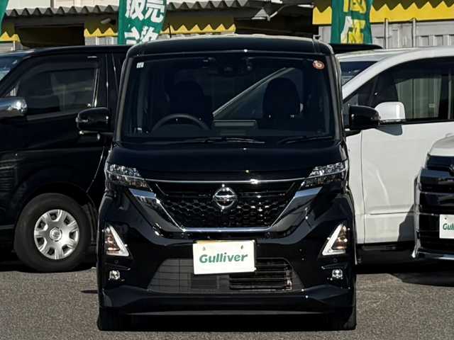 日産 ルークス ハイウェイスター X 愛知県 2021(令3)年 3.9万km ブラック /ワンオーナー車//R4/R5/R6/R7 D記録簿//純正メモリナビ//AM/FM/CD/DVD/フルセグ/BT/AUX//エマージェンシーブレーキ//車線逸脱警報//先行車発進お知らせ//標識検知機能//クリアランスソナー//ETC//両側パワースライドドア//オートLEDヘッドライト//フォグランプ//ヘッドライトレベライザー//車速連動ワイパー//ステアスイッチ//電格ミラー//オートリトラクタブルウィンカーミラー//ISOFIX//プッシュスタート//純正ドアバイザー//純正フロアマット//取説//保証書