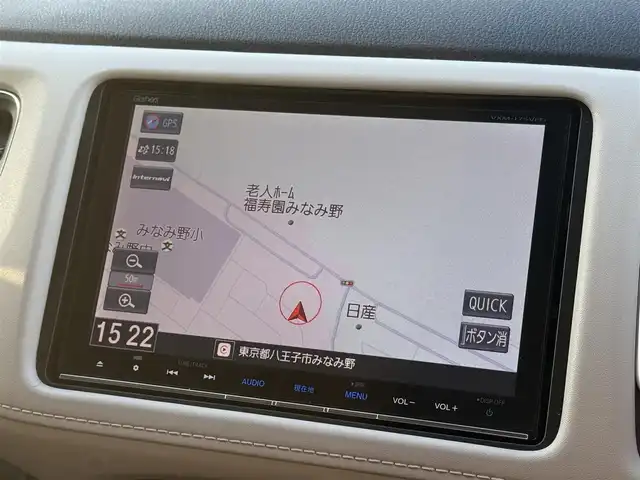 ホンダ ヴェゼル ハイブリッド Z ホンダセンシング 東京都 2017(平29)年 2.6万km ホワイトオーキッドパール 純正8インチナビ(VXM-175VFEi)/【CD/DVD/FM/AM/TV/BT/SD/USB/ ipod/VTR/AUX/HDMI】/バックカメラ/ビルトインETC/前後ドライブレコーダー/衝突軽減ブレーキ/車線維持システム/アダクティブクルーズコントロール/パワーシート/シートメモリー/シートヒーター/レザーシート/パドルシフト/LEDヘッドライト/LEDフォグライト/純正17インチAW/プッシュスタート/スマートキー/スペアキー×１