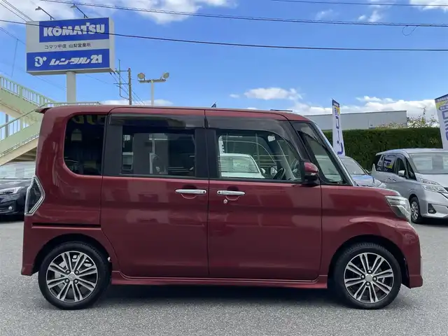 ダイハツ タント カスタム RS トップED SA Ⅲ 山梨県 2018(平30)年 8.6万km ファイアークォーツレッドM (株)IDOMが運営する【じしゃロン甲府店】の自社ローン対象車両になります。こちらは現金ご利用時の価格です。/自社ローンご希望の方は別途その旨お申付け下さい。/純正ＳＤナビ（ＮＳＺＮ－Ｗ６８Ｄ）/フルセグＴＶ・ＣＤ／ＤＶＤ・ＢＴ接続/バックカメラ/ドライブレコーダー/ハーフレザーシート/Ｄ席シートヒーター/両側パワースライドドア/スマートキーｘ２/新車時保証書/取扱説明書