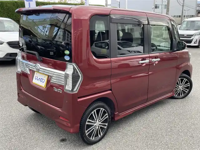 ダイハツ タント カスタム RS トップED SA Ⅲ 山梨県 2018(平30)年 8.6万km ファイアークォーツレッドM (株)IDOMが運営する【じしゃロン甲府店】の自社ローン対象車両になります。こちらは現金ご利用時の価格です。/自社ローンご希望の方は別途その旨お申付け下さい。/純正ＳＤナビ（ＮＳＺＮ－Ｗ６８Ｄ）/フルセグＴＶ・ＣＤ／ＤＶＤ・ＢＴ接続/バックカメラ/ドライブレコーダー/ハーフレザーシート/Ｄ席シートヒーター/両側パワースライドドア/スマートキーｘ２/新車時保証書/取扱説明書