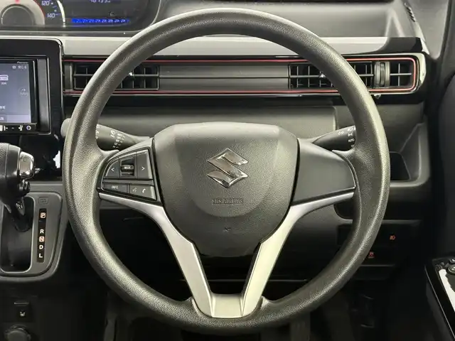 スズキ ワゴンＲ スティングレー L 愛知県 2017(平29)年 4.7万km ブルーイッシュブラックパール3 社外ナビ/（BT/TV/AM/FM/DVD/CD）/ETC/ドラレコ/シートヒーター/LEDライト/オートライト/スマートキー/プッシュスタート/純正フロアマット/ベンチシート/ステアリングリモコン/電動格納ミラー/ドアバイザー