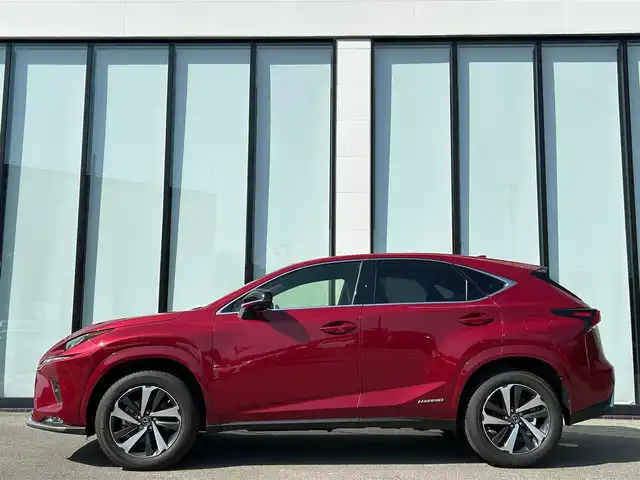 レクサス ＮＸ 300h スパイス&シック 大阪府 2020(令2)年 0.9万km レッドマイカクリスタルシャイン 純正ナビ　/　フルセグテレビ/BT/CD/DVD/USB/AUX/ETC/バックカメラ　/前後ドライブレコーダー/前席メモリー機能付きパワーシート　/前席シートヒーター　/エアシート  /電動リアゲート  /コーナーセンサー /BSM/レーンアシスト/オートマチックハイビーム/衝突軽減システム/横滑り防止装置/純正フロアマット/純正18インチアルミホイール/LED