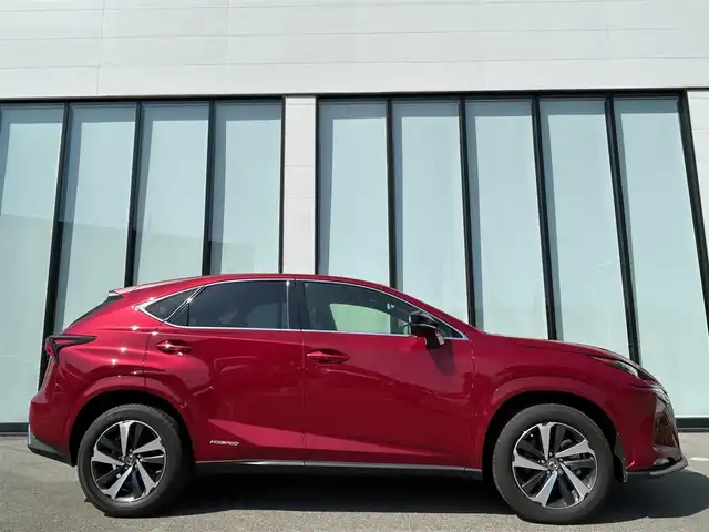 レクサス ＮＸ 300h スパイス&シック 大阪府 2020(令2)年 0.9万km レッドマイカクリスタルシャイン 純正ナビ　/　フルセグテレビ/BT/CD/DVD/USB/AUX/ETC/バックカメラ　/前後ドライブレコーダー/前席メモリー機能付きパワーシート　/前席シートヒーター　/エアシート  /電動リアゲート  /コーナーセンサー /BSM/レーンアシスト/オートマチックハイビーム/衝突軽減システム/横滑り防止装置/純正フロアマット/純正18インチアルミホイール/LED