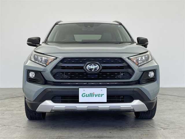 トヨタ ＲＡＶ４ アドベンチャー 群馬県 2019(令1)年 4.9万km アッシュグレーメタリック/シアンメタリック ９型ＳＤナビ　ＢＴ　ＣＤ　ＤＶＤ　フルセグ　バックカメラ　プリクラ　レーンキープ　レーダークルーズ　パワーバックドア　ＥＴＣ　電動アシストパーキング　シートヒーター　ベンチレーション　置型充電