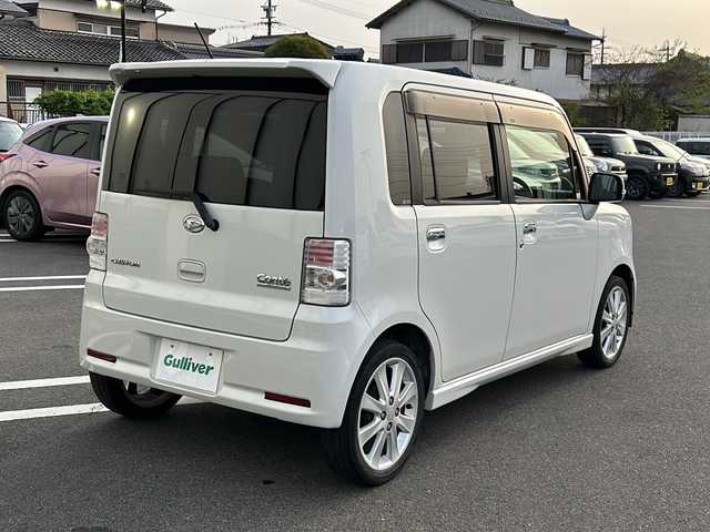 ダイハツ ムーヴ コンテ カスタム Xリミテッド 岐阜県 2010(平22)年 14.2万km パールホワイトⅢ 社外ＨＤＤナビ　/ＥＴＣ　/横滑り防止装置　/ＡＢＳ　/スマートキー　/スペアキー　/純正１６インチアルミホイール　/純正フロアマット　/ドアバイザー　/ベンチシート　/Ｗエアバック　/パワーステアリング　/パワーウィンドウ